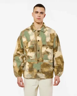 Homecore Vestes & Manteaux*ALTAI LIMA BROWN-GREEN JACKET