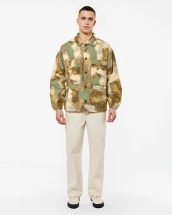 Homecore Vestes & Manteaux*ALTAI LIMA BROWN-GREEN JACKET