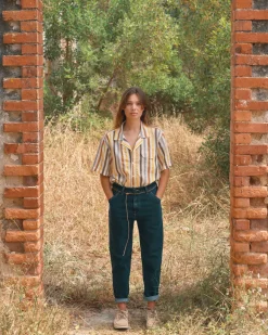 Homecore Chemises|Chemises*AWA ANA KHAKI/YELLOW SHIRT