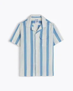 Homecore Chemises*CHEMISE GUARDA BODRUM WHITE / NAVY