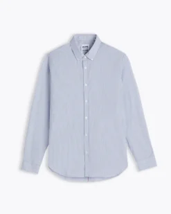 Homecore Chemises*CHEMISE TOKYO SILK BLUE STRIPES