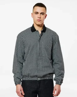 Homecore Chemises*DARGY RHODES BLACK-WHITE OVERSHIRT