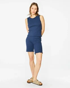 Homecore Tops*DÉBARDEUR LUNA DENIM DARK BLUE