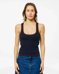 Homecore Tops*DÉBARDEUR MONA DARK NAVY