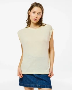 Homecore Tops*DÉBARDEUR TOM LINEN IVORY