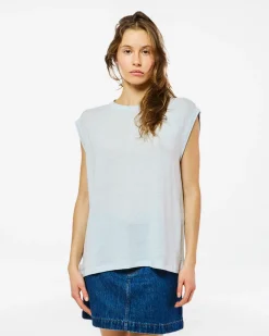 Homecore Tops*DÉBARDEUR TOM LINEN PASTEL BLUE