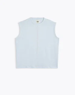 Homecore Tops*DÉBARDEUR TOM LINEN PASTEL BLUE