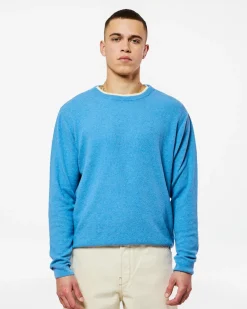 Homecore Sweats & Pulls*EDRISS LIGHT BLUE CREW NECK