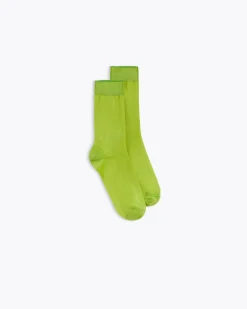 Homecore Accessoires|Accessoires*FINE COTTON SHAMROCK GREEN SOCKS