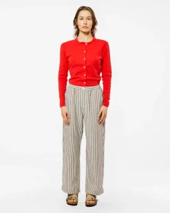 Homecore Pantalons & Shorts|Pantalons & Shorts*PANTALON ALIX STRIPES KHAKI STRIPES