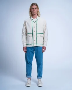 Homecore Vestes & Manteaux*PERMAS GREEN STRIPES JACKET