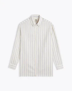 Homecore Chemises*SHADOW TRACKS BLACK STRIPES SHIRT
