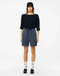 Homecore Pantalons & Shorts|Pantalons & Shorts*SHORT AMELIE CACTUS NAVY-WHITE