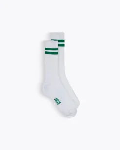 Homecore Accessoires|Accessoires*SPORT WHITE-GREEN SOCKS