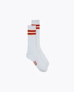 Homecore Accessoires|Accessoires*SPORT WHITE-RED SOCKS