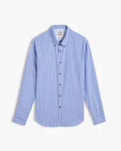Homecore Chemises*TOKYO MAR BLUE-WHITE SHIRT