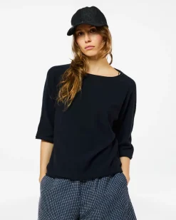 Homecore Tops*T-SHIRT IZIA DARK NAVY