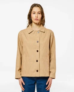 Homecore Vestes & Manteaux*VESTE ASZA STRIPES CANELLE