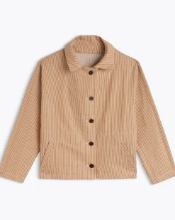 Homecore Vestes & Manteaux*VESTE ASZA STRIPES CANELLE