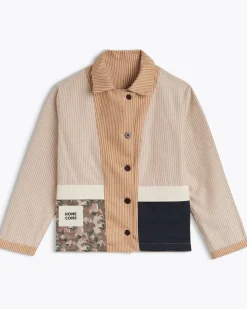 Homecore Vestes & Manteaux*VESTE ASZA STRIPES CANELLE