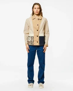 Homecore Vestes & Manteaux*VESTE ASZA STRIPES CANELLE