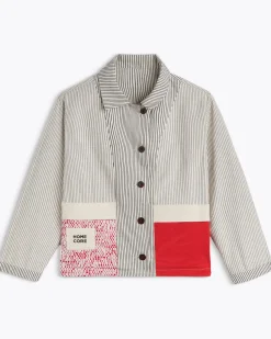 Homecore Vestes & Manteaux*VESTE ASZA STRIPES SAILOR
